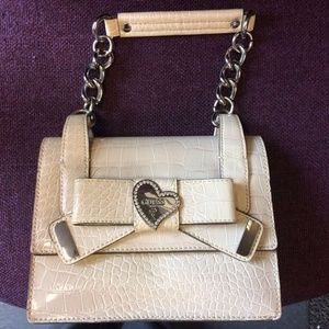 Guess Chain Top Handle Bag